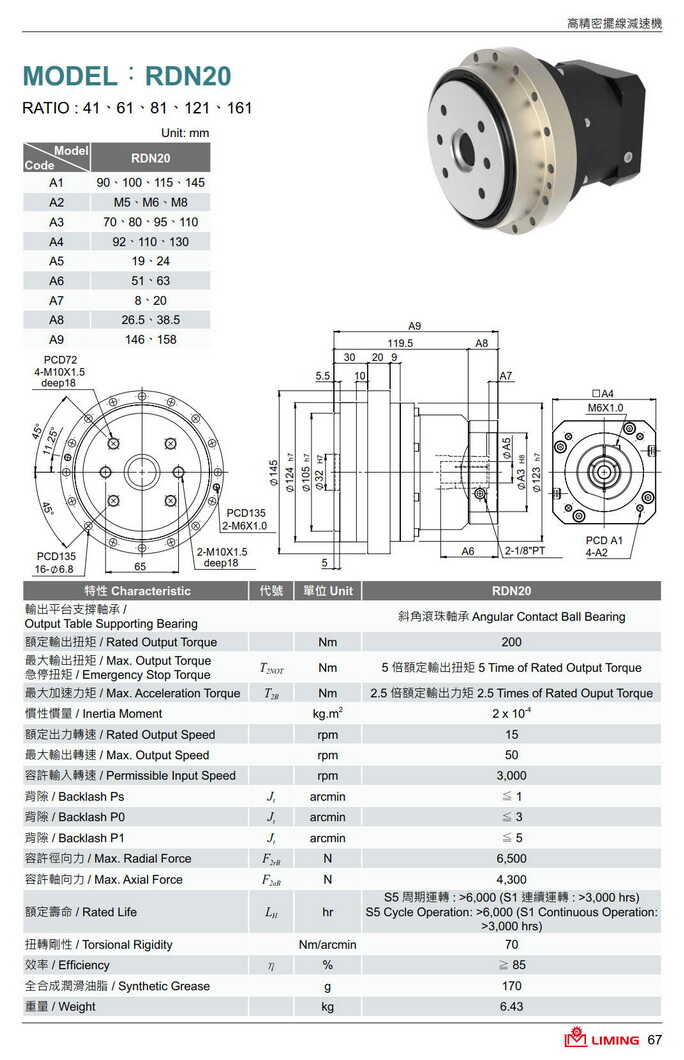 擺線針輪減速機利明